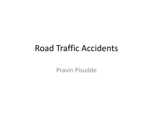 Road Traffic Accidents - E-Library for the Post