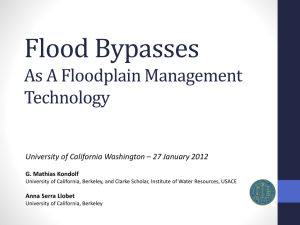 Flood bypasses - Landscape Architecture + Environmental Planning
