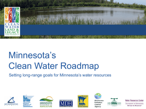 Clean Water Roadmap