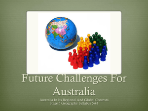 Future Challenges for Australia Powerpoint