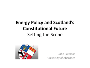 Paterson slides - Scottish Constitutional Futures Forum