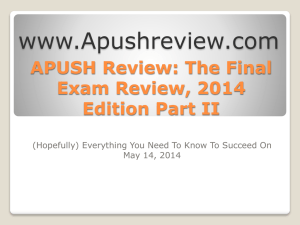 APUSH-Review-The-Final-Exam-Review-2014-Edition-Part