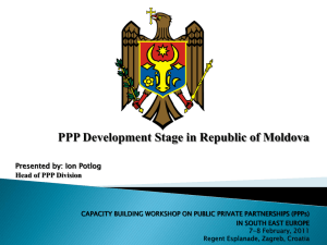 PPP Development Stage in Republic of Moldova