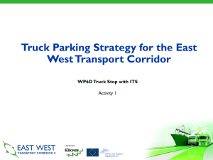 Truck Parking Strategy for EWTC, ENGLISH