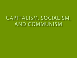 capitalism socialism communism ppt