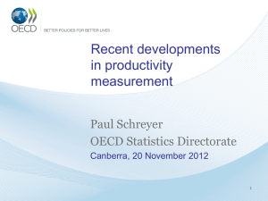 Recent Developments in Productivity Measurement