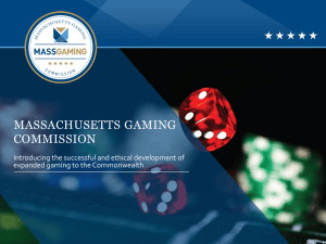Massachusetts Gaming Commission Plainville Presentation