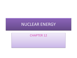 NUCLEAR ENERGY PPT