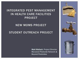 Integrated Pest Management Progress at GBMC