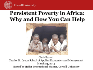 Persistent Poverty in Africa: Why and How You Can Help