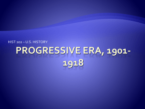 Progressive Era, 1901