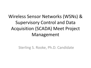 Wireless Sensor Networks Meets Project Management