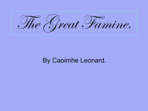 The Great Famine by Caoimhe Leonard