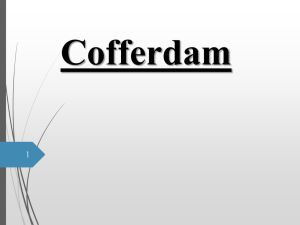 Cofferdams