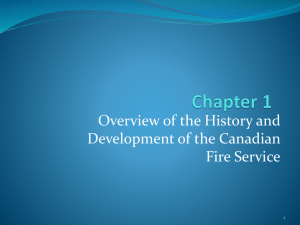 Chapter 1 - Ontario Association of Fire Training Officers