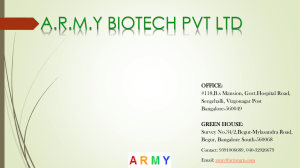 PPT - ARMY Biotech