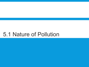 5.1 Nature of Pollution PPT