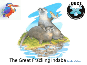 The Great Fracking Indaba Pandora Schep