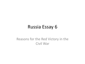 Russia Essay 6 - holycrosshistory