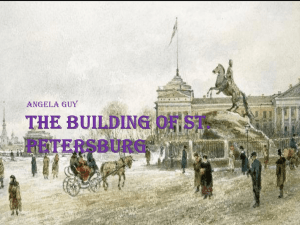 The Building Of St. Petersburg