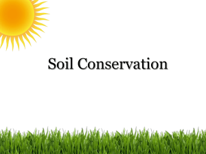 Soil Conservation - 6thgrade