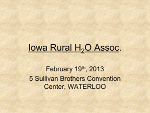 beneficial use - Iowa Rural Water Association
