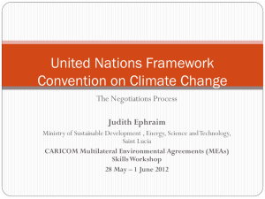 UNFCCC Negotiating Process