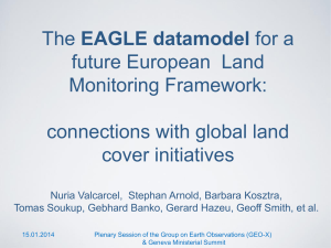 The EAGLE datamodel for a future European Land Monitoring