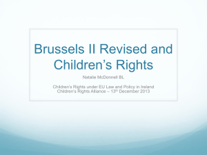 Brussels II Revised and Children`s EU Rights_Natalie