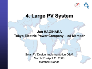 Large PV Systems