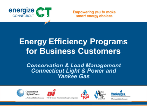 Jan 2014 - Energy Efficiency Programs for Business Customers