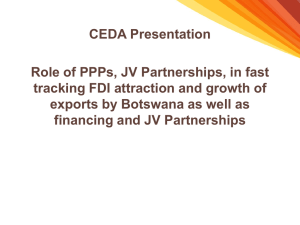 CEDA Presentation - francistown investment forum