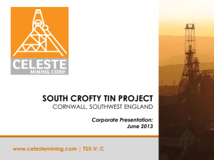 ppt version - Celeste Mining Corp.
