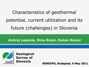 Characteristics of geothermal potential, current utilization