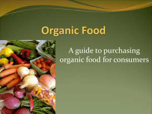 A guide to buying organic food