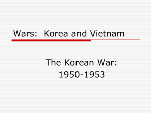 Wars: Korea and Vietnam