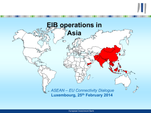 EIB EU support to ASEAN