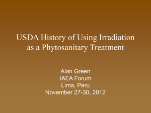 Phytosanitary Treatments