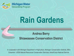 How to Create Rain Gardens - Michigan Water Stewardship Program