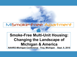 Smoke-Free Multi-Unit Housing: Changing the Landscape