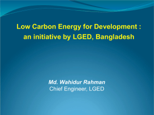 an initiative by LGED, Bangladesh