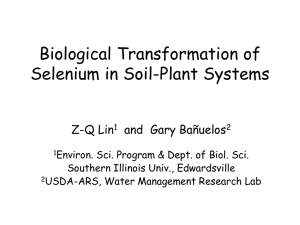 Selenium in soil - NDSU Agriculture