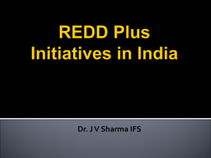 REDD Plus Initiatives in India