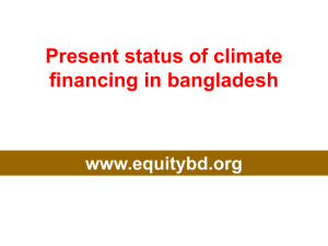 Climate Finance Monitoring
