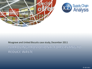 About Musgrave and United Biscuits - SupplyChain Analysis