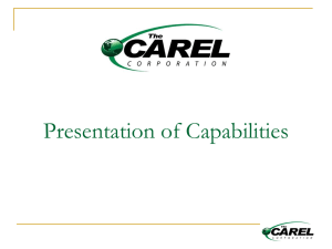 Environmental Reviews - The Carel Corporation