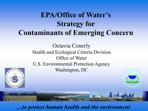 Emerging Contaminants - National Association of Regulatory