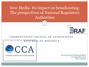 New Media- Its impact on broadcasting