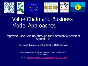 Food Security through the Commercialization of Agriculture