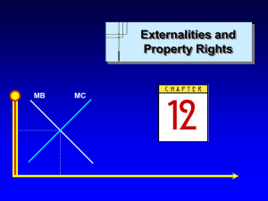 Externalities and Property Rights